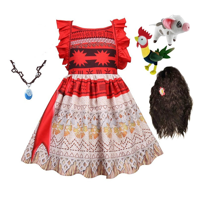 Vestido Moana  - Magia do Mar