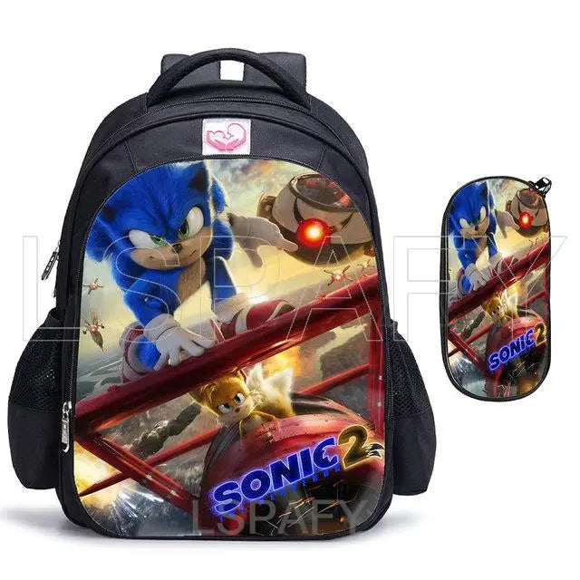 Kit Mochila Masculina Modelo Sonic 2