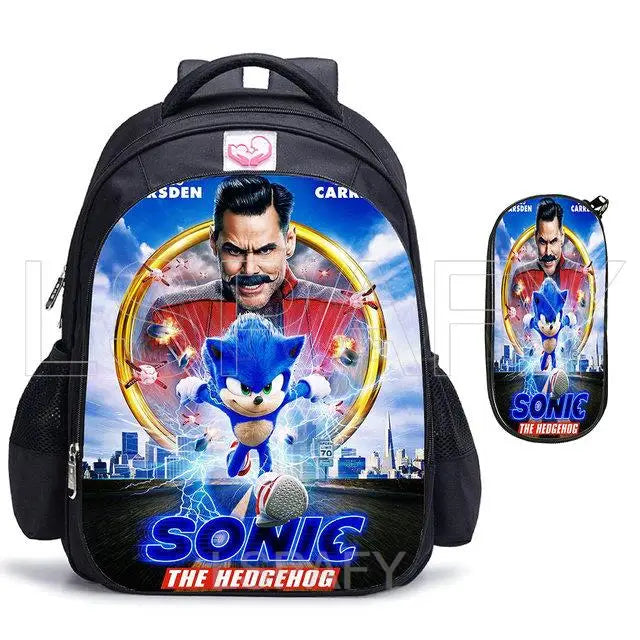 Kit Mochila Masculina Modelo Sonic 2