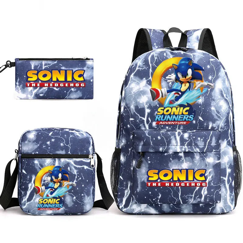 Kit Mochila Sonic Modelo Masculino