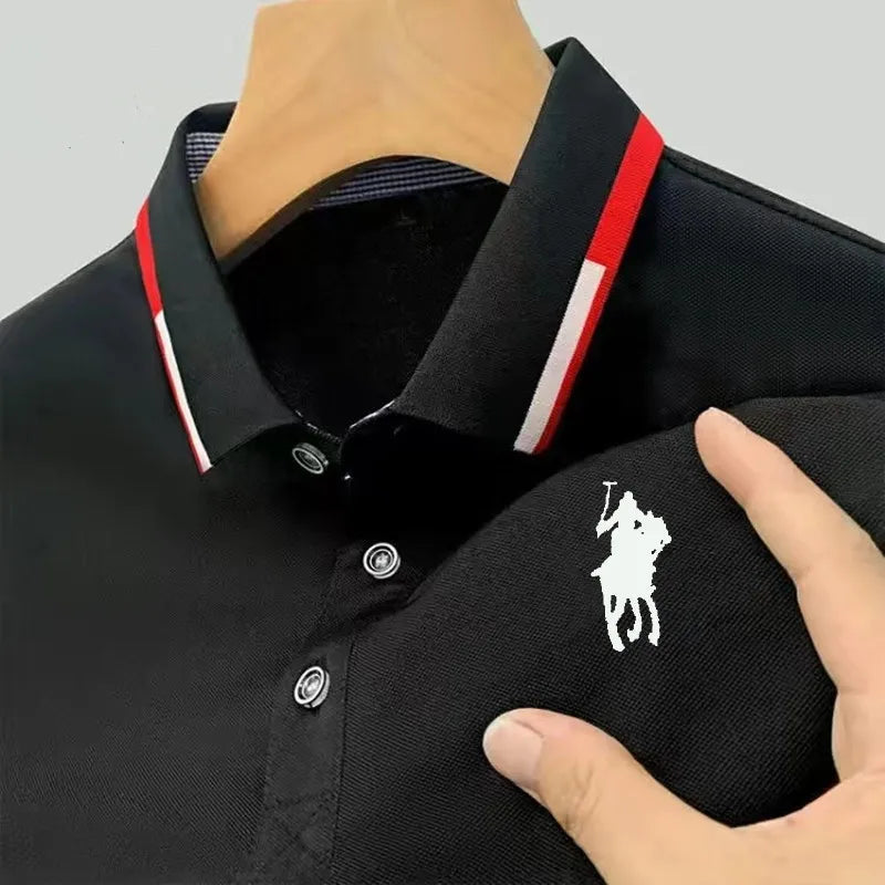 Camisa Masculina Polo Casual Simples Manga Curta - Lojas Ponto Nacional