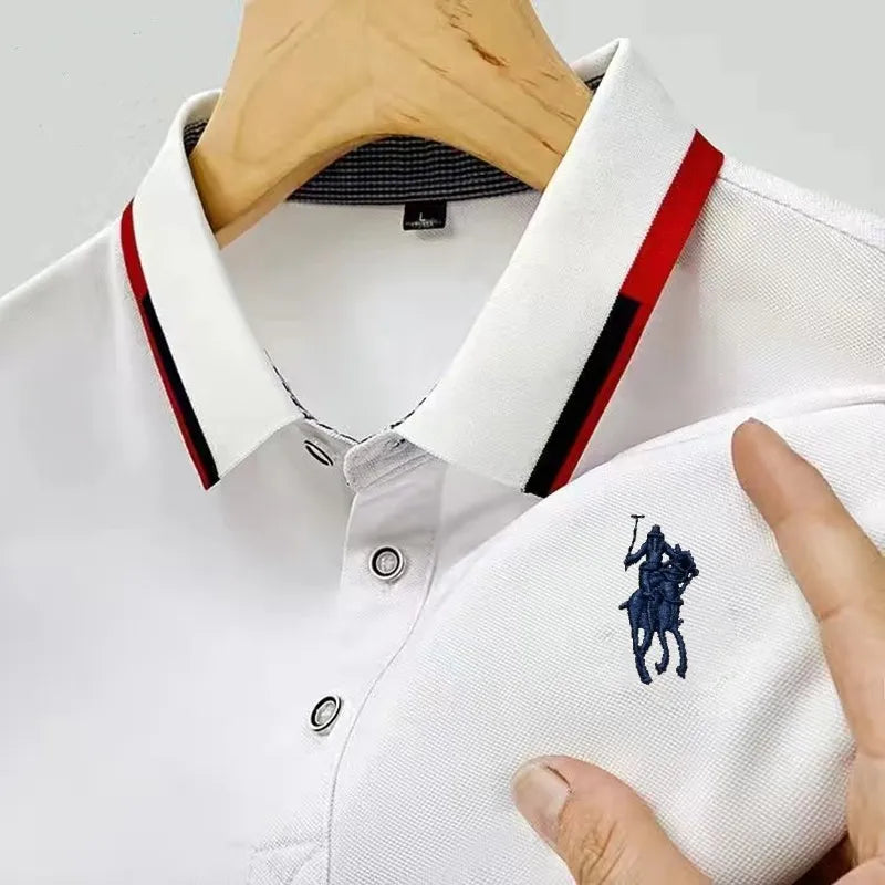 Camisa Masculina Polo Casual Simples Manga Curta - Lojas Ponto Nacional